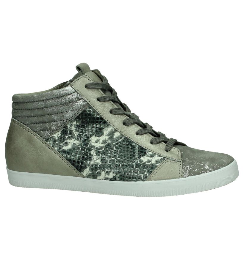 Gabor OptiFit Baskets hautes en Gris en cuir (177898)