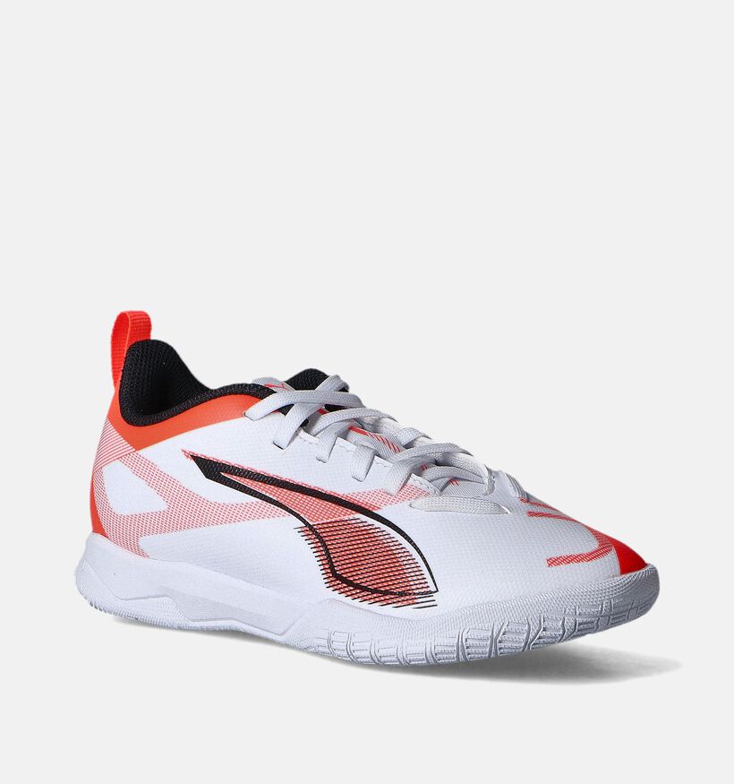 Puma Ultra 5 Play FB/AG Chaussures de foot en Blanc pour filles, garçons (352381)