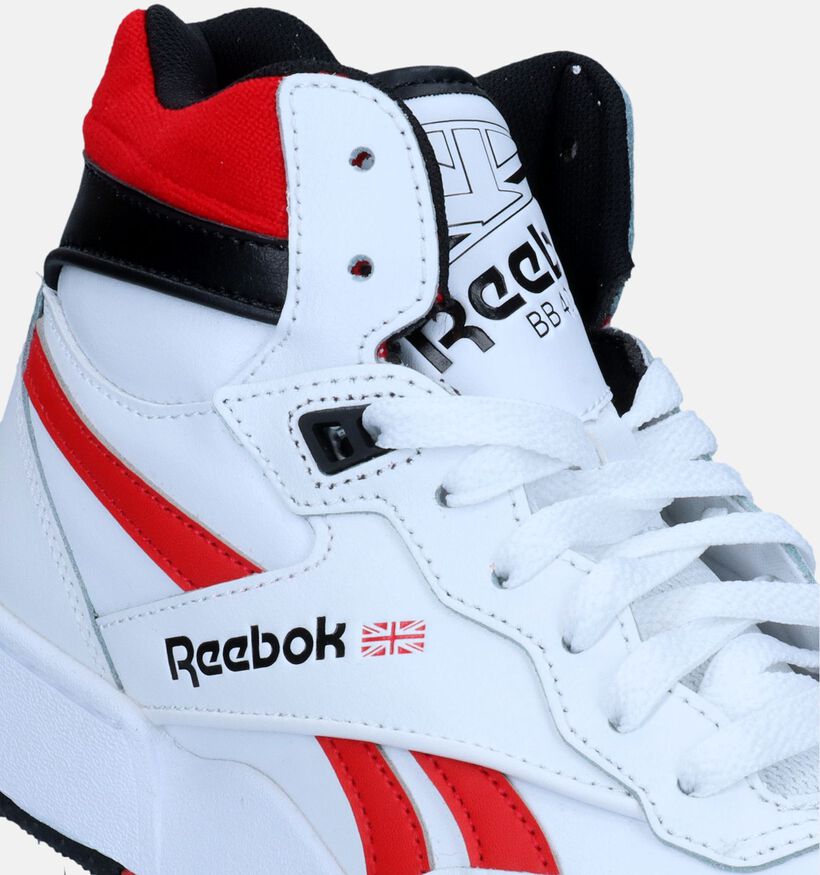 Reebok BB 4000 II Mid Witte Sneakers voor jongens, meisjes (335277) - geschikt voor steunzolen