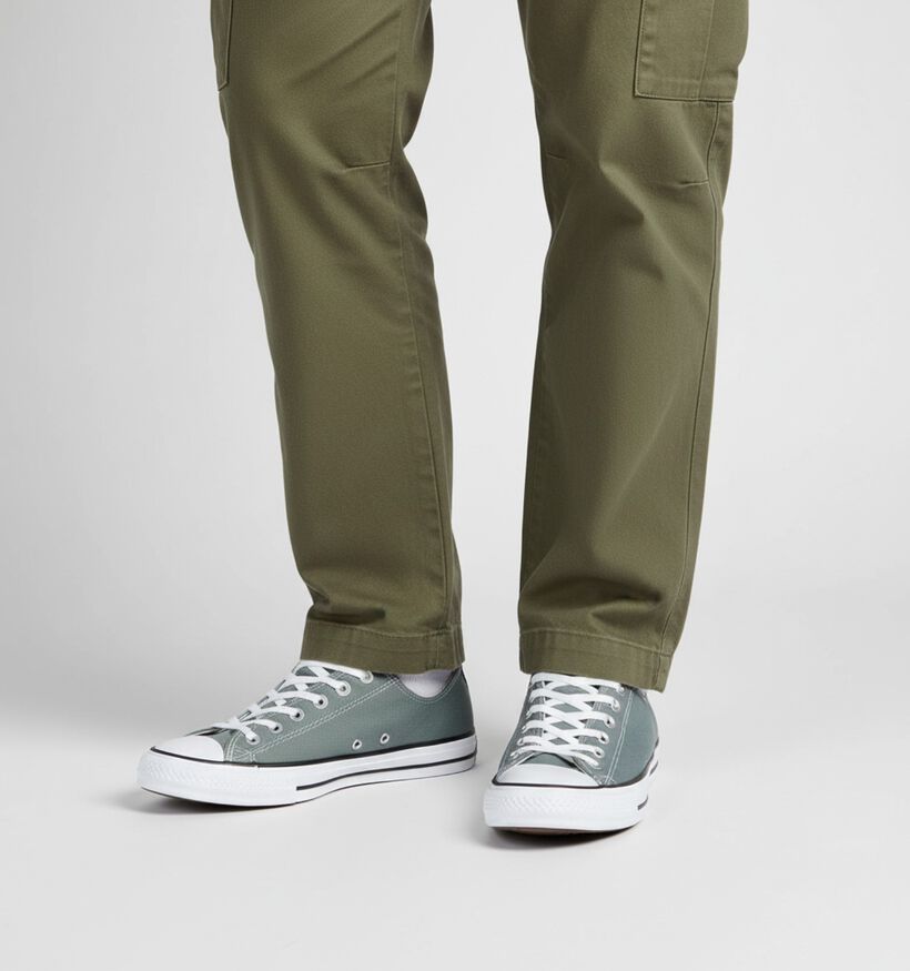 Converse Chuck Taylor As Ox Chaussures &agrave; lacets en Bleu pour hommes (368335) - pour semelles orthop&eacute;diques