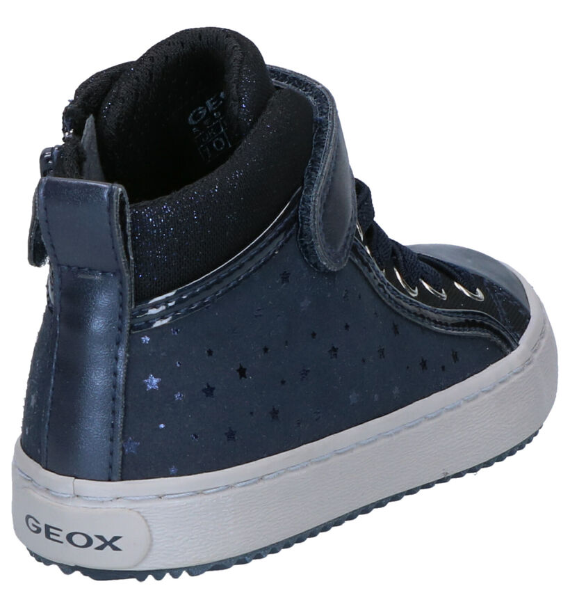 Geox Kalispera Blauwe Hoge Schoenen in kunstleer (278291)