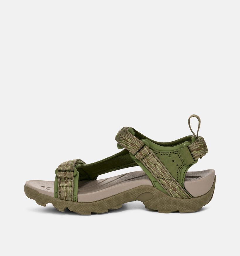 Teva Y-Tanza Sandales de marche en Vert pour filles, garçons (356300)
