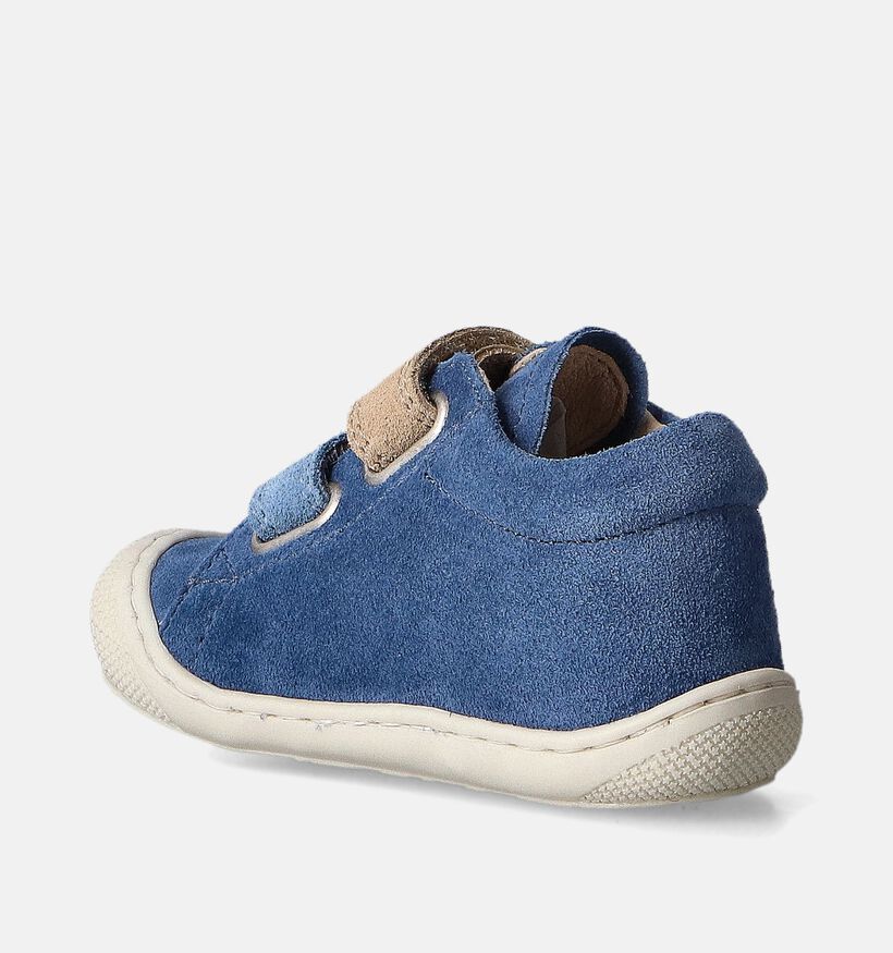 Naturino Corkel Suede Vl Blauwe Babyschoentjes voor meisjes, jongens (355497) - geschikt voor steunzolen