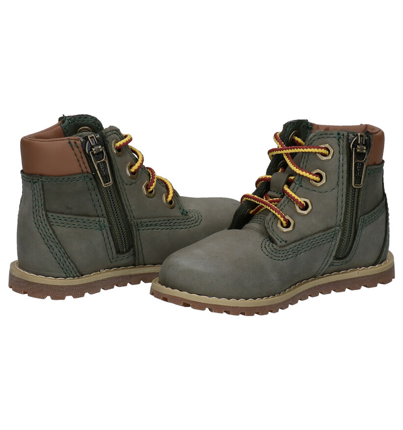 Timberland Pokey Pine 6IN BOOT Cognac Bottines voor jongens, meisjes (329073) - geschikt voor steunzolen