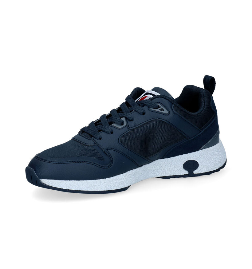 Champion Anaheim Low Baskets en Bleu pour hommes (294593) - pour semelles orthopédiques