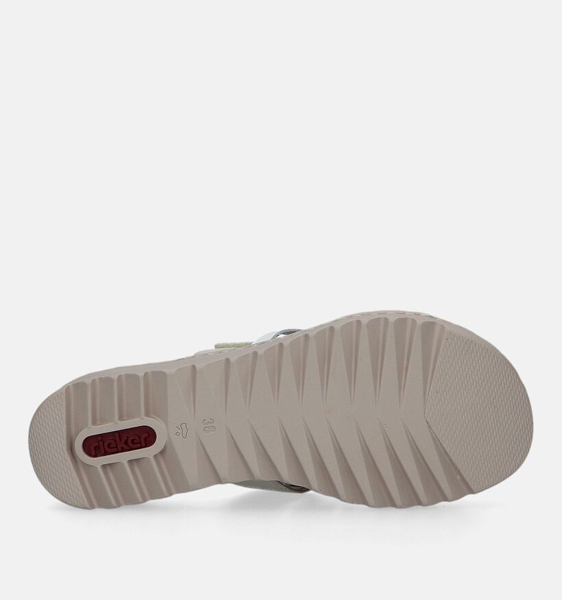 Rieker Nu-pieds compensées en Beige pour femmes (335501)