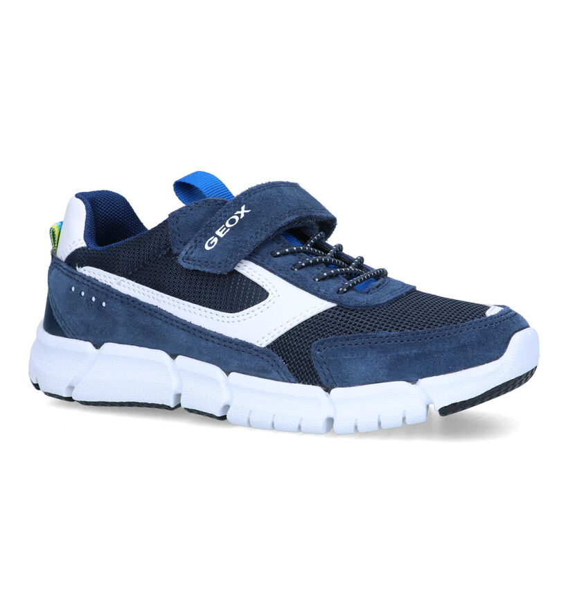 Geox Flexyper Chaussures basses en Bleu pour garçons (326628) - pour semelles orthopédiques