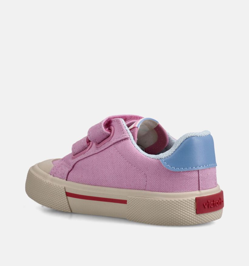 Victoria Tribu Roze Lage Sneakers voor meisjes (371002) - geschikt voor steunzolen