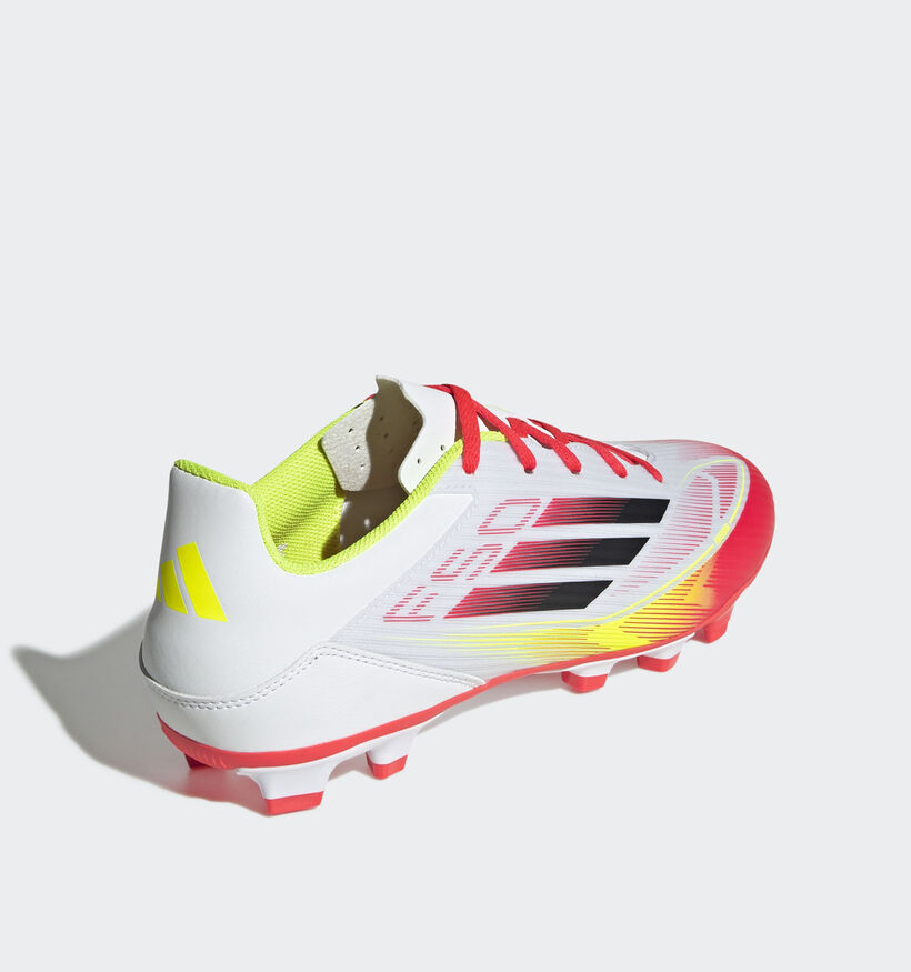 adidas F50 Club Chaussures de foot en Blanc pour hommes (366389) - pour semelles orthopédiques