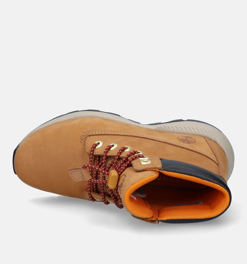 Timberland Killington Tracker Bottines en Cognac pour garçons (329080) - pour semelles orthopédiques