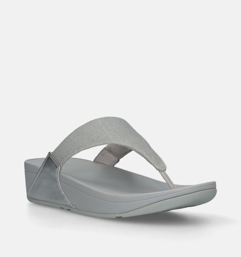 FitFlop Lulu Shimmerlux Zilveren Teenslippers voor dames (336962)