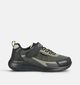 Skechers Bounder 2.0 Zwarte/Groene Sneakers voor jongens (376851)