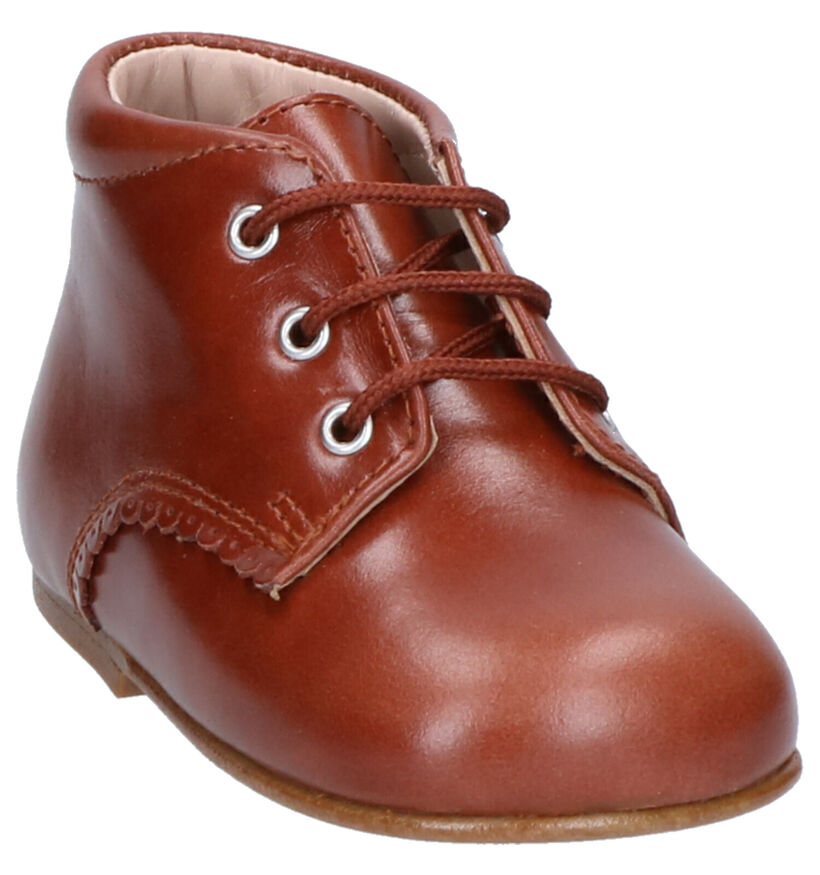 Eli Cognac Babyschoentjes in leer (260861)