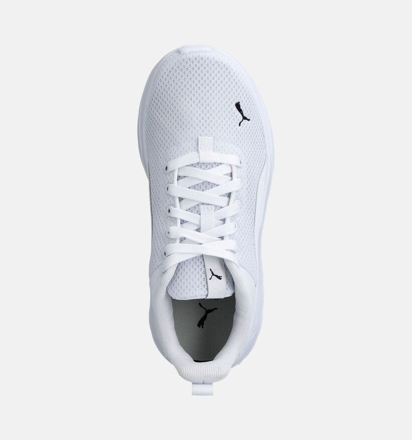 Puma Anzarun Lite Witte Sneakers voor jongens, meisjes (359181) - geschikt voor steunzolen