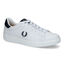 Fred Perry Spencer Witte Veterschoenen in leer (321975)
