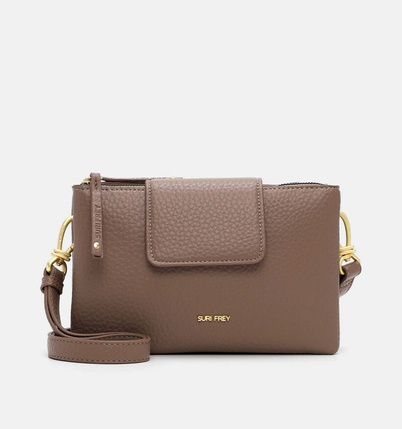 Suri Frey Mimmy Sac port&eacute; crois&eacute; en Taupe pour femmes (379138)