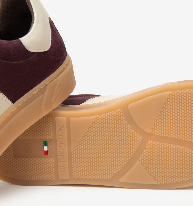 NeroGiardini Bordeaux Sneakers voor dames (374319) - geschikt voor steunzolen