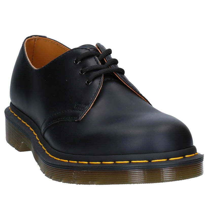 Dr. Martens 1461 Chaussures à Lacets en Noir en cuir (265527)