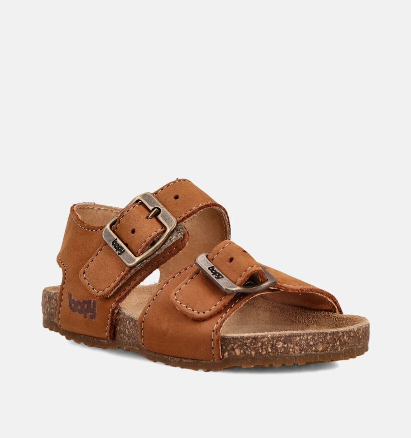 Bopy Sandales en Camel pour filles, gar&ccedil;ons (373081)