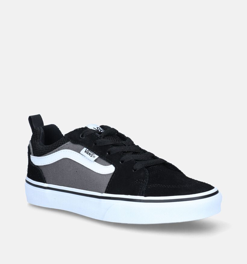 Vans Filmore YT Baskets de skate en Noir pour filles, garçons (336500)