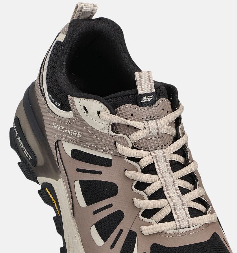 Skechers Max Protect Chaussures de randonnée en Taupe pour hommes (362274) - pour semelles orthopédiques