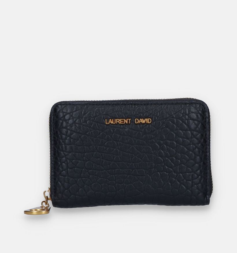 Laurent David Elephant Porte-monnaie zippé en Noir pour femmes (333782)