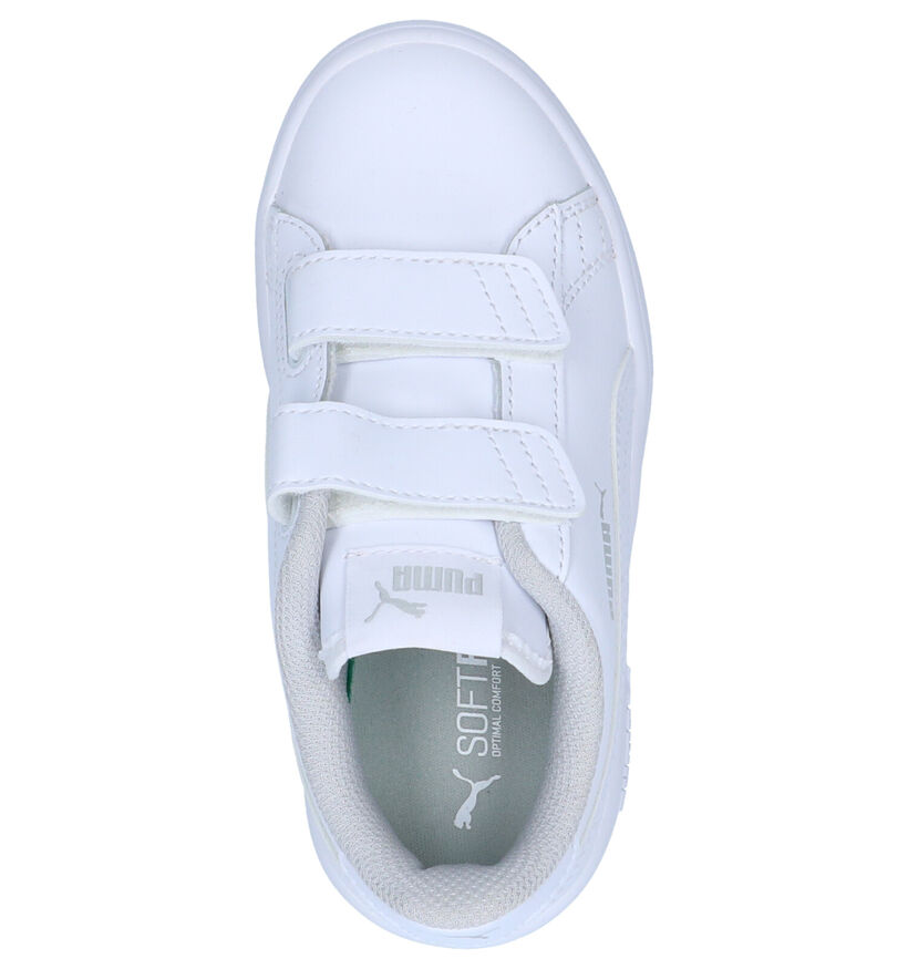 Puma Smash Witte Sneakers in kunstleer (265647)