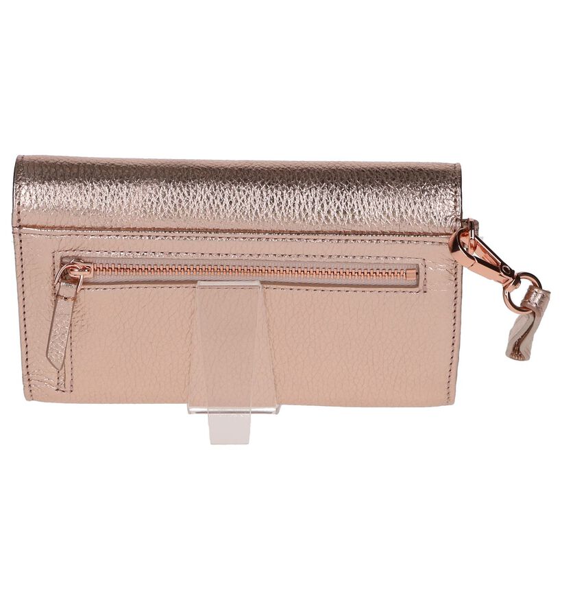 Ted Baker Porte-monnaies à rabat en Or rose en cuir (236370)