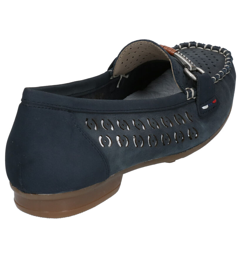 Rieker Mocassins en Bleu foncé en nubuck (271865)