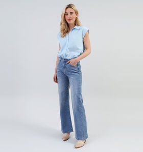 Mexx HW Wide Leg Blauwe Jeans voor dames (337020)