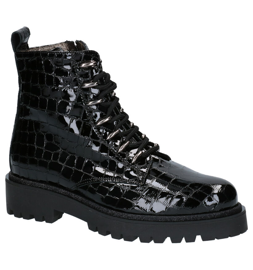 Hip Zwarte Boots in lak (259710)