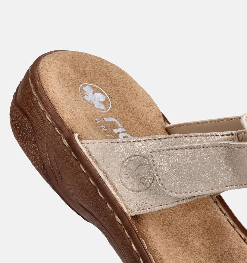 Rieker Gouden Slippers voor dames (370394)
