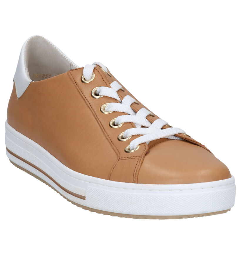 Gabor OptiFit Cognac Veterschoenen in leer (288012)
