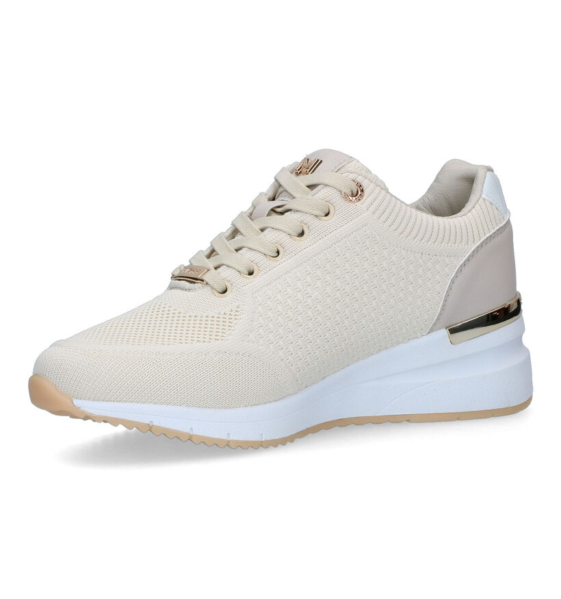 Mexx Glass Ecru Sneakers voor dames (319582) - geschikt voor steunzolen