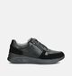 Pius Gabor Rollingsoft Zwarte Rits-Veterschoenen voor heren (363669) - geschikt voor steunzolen