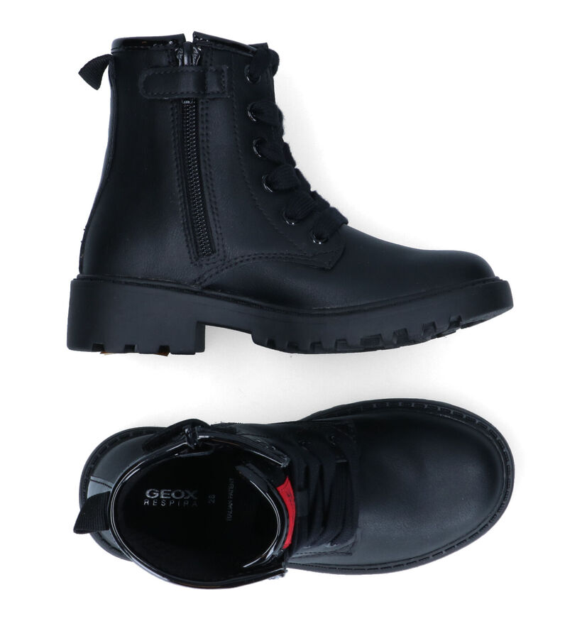 Geox Casey Bottines en Noir en simili cuir (317641)