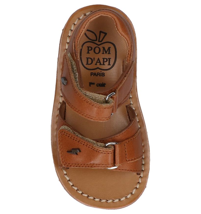 Pom d'Api Sandales en Cognac en cuir (242929)