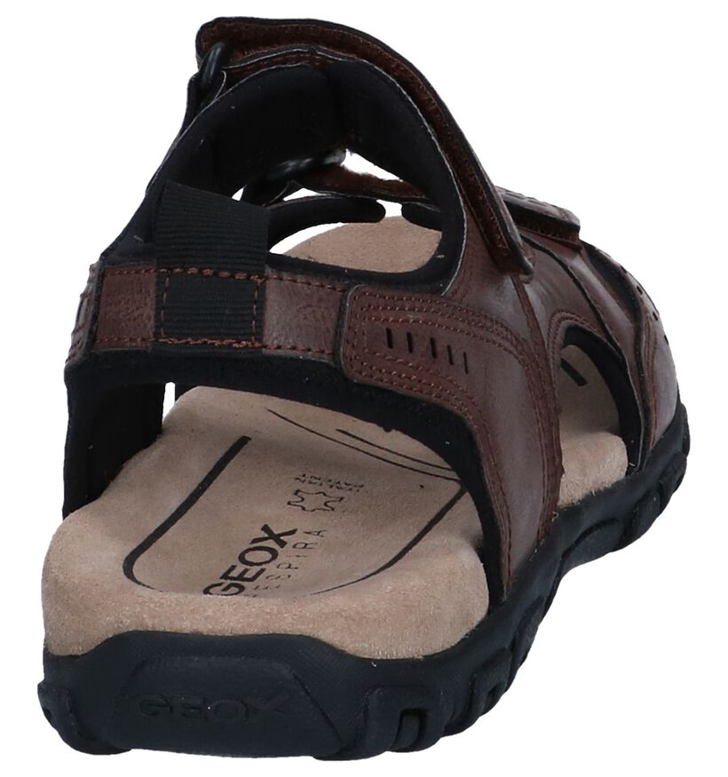 Geox Zwarte Sandalen in kunstleer (266688)