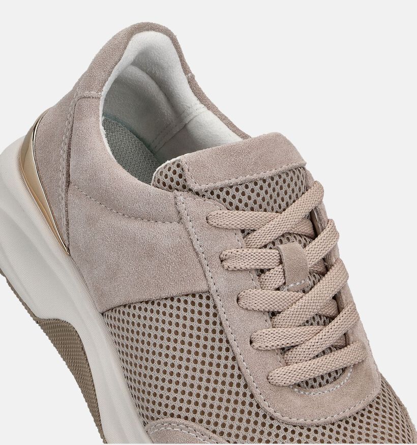 Gabor Rollingsoft Baskets casual en Beige pour femmes (369505) - pour semelles orthop&eacute;diques