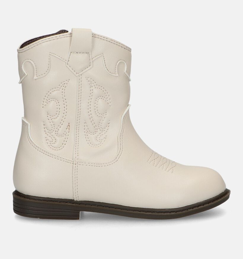 Milo & Mila Beige Cowboy boots voor meisjes (329510)