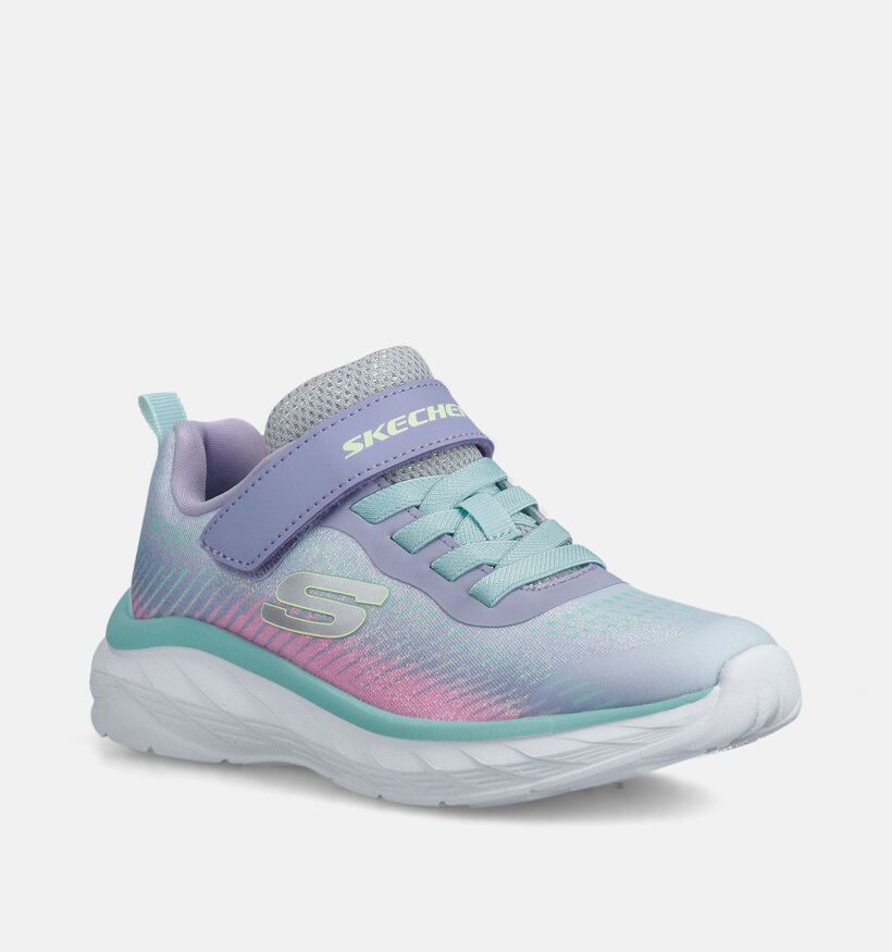Skechers Boundless Blauwe Lage Sneakers voor meisjes (367520)