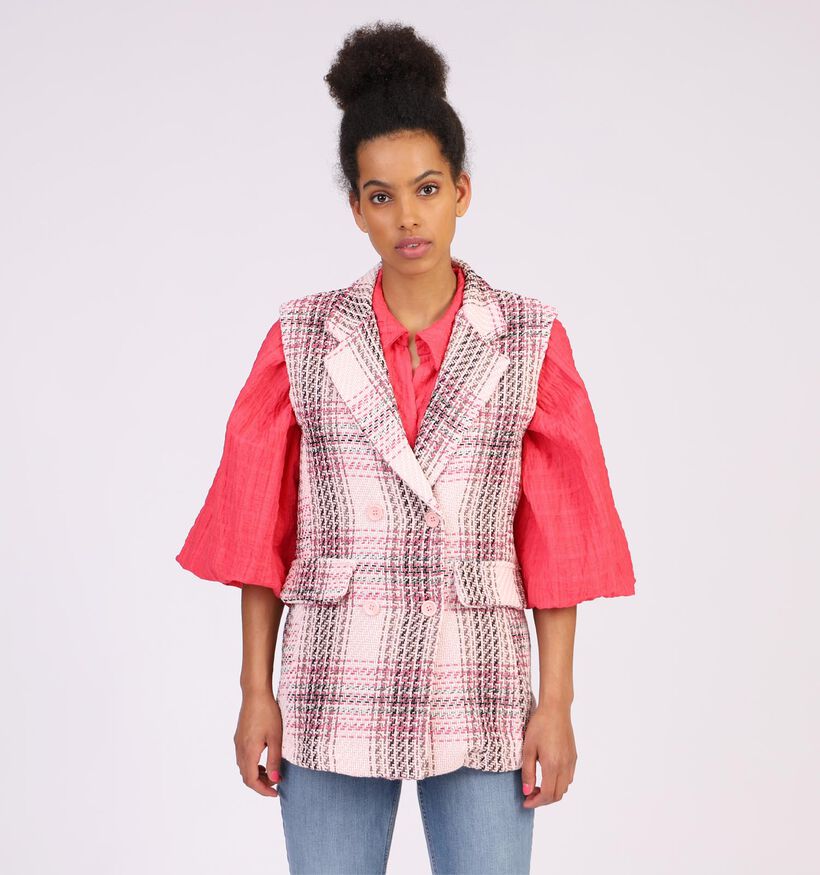 Dolce C. Roze Mouwloze Blazer (316962)