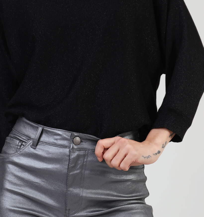 Expresso Batwing Sleeves Zwarte Trui voor dames (351059)