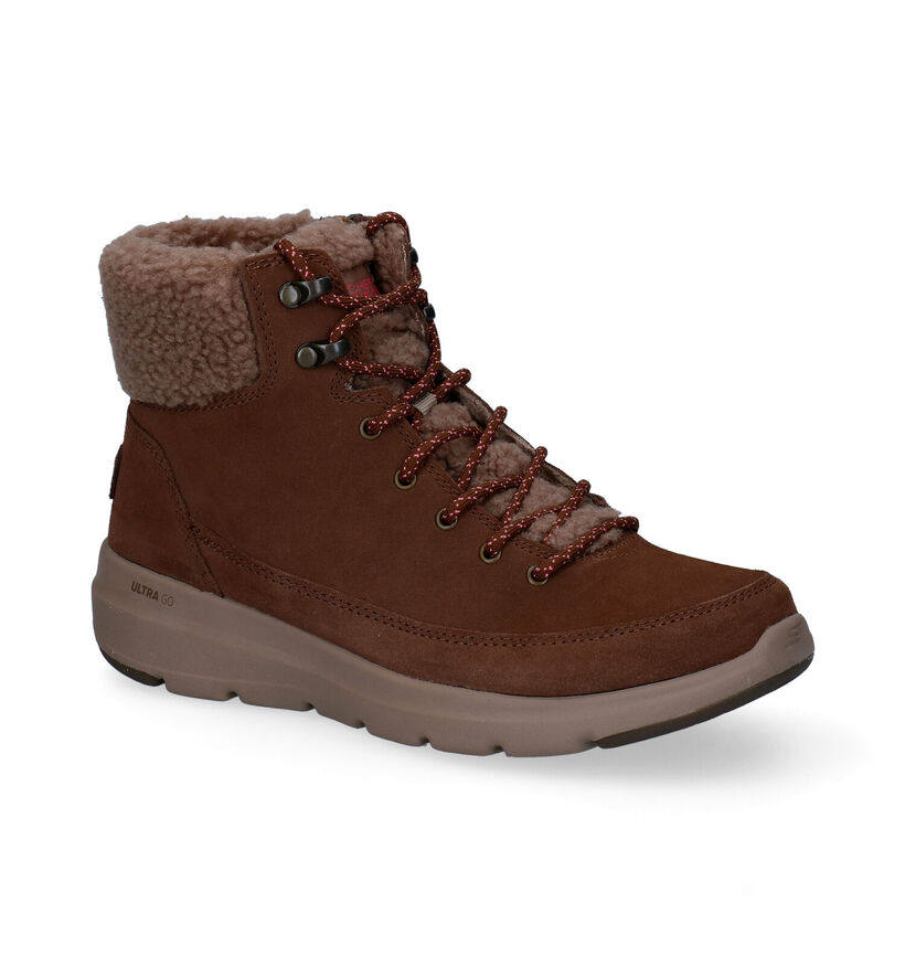 Skechers On-The-Go Glacial Ultra Bruine Bottines voor dames (328059)