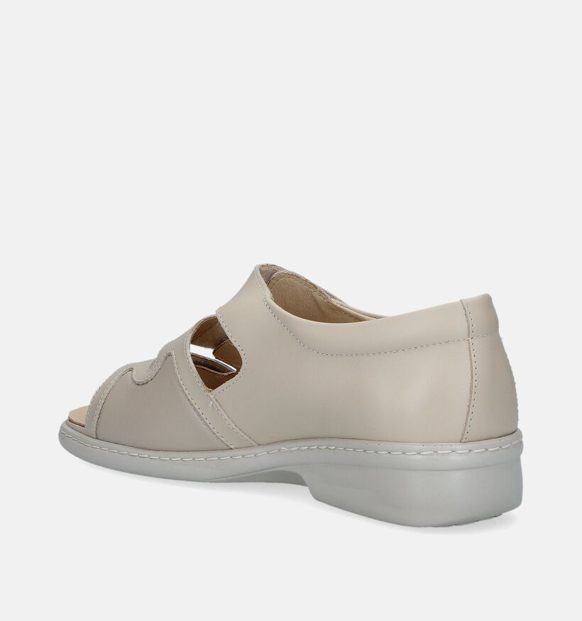 Fischer Beige Comfortschoenen voor dames (347137) - geschikt voor steunzolen