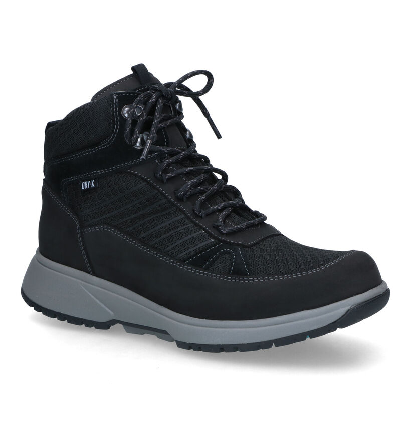 Xsensible Oulu Chaussures de marche en Noir pour hommes (317932) - pour semelles orthopédiques