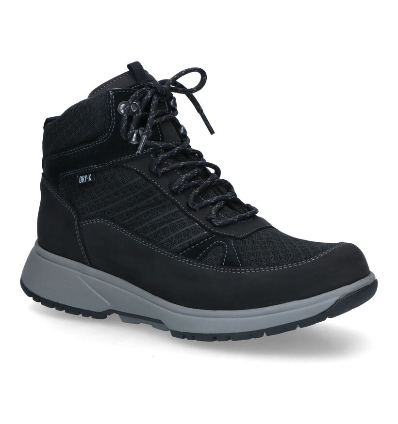 Xsensible Oulu Zwarte Wandelschoenen in daim (317932)