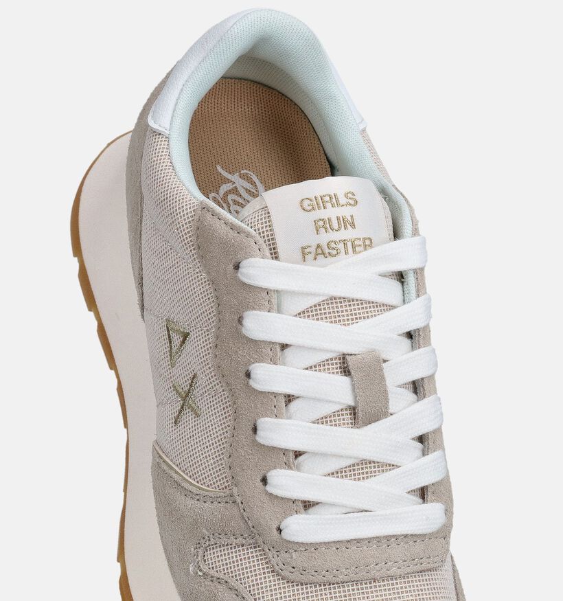 Sun68 Ally Glitter Baskets en Beige pour femmes (368724) - pour semelles orthop&eacute;diques