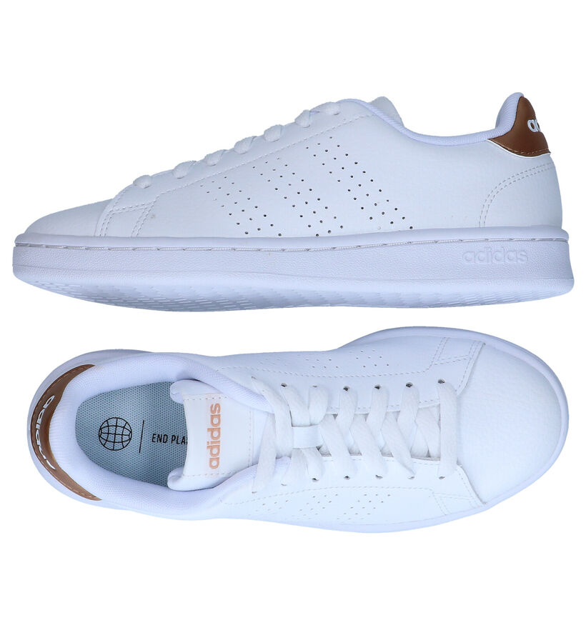adidas Advantage Baskets en Blanc pour femmes (341435)