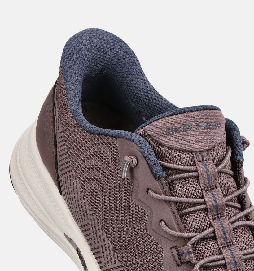 Skechers Arch Fit Bruine Sneakers voor dames (377981) - geschikt voor steunzolen